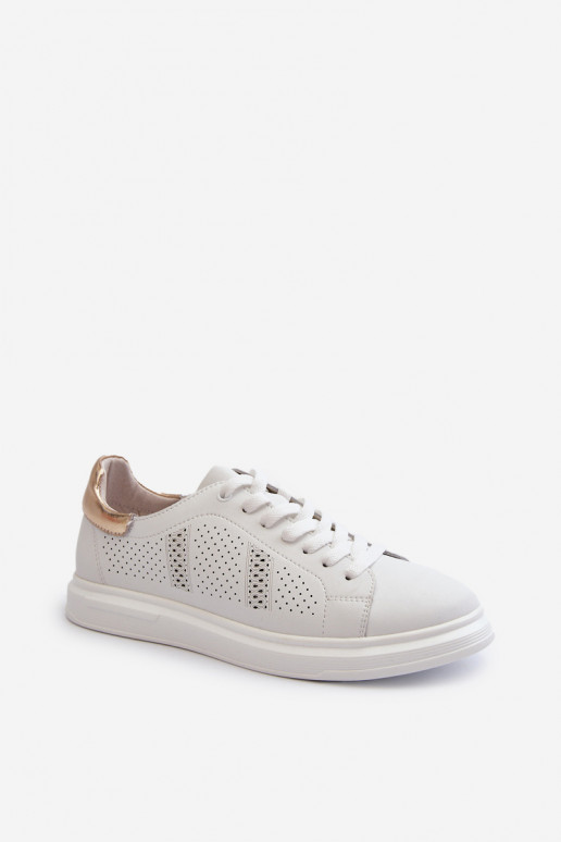 Laisvalaikio bateliai baltos spalvos S.Barski LR760