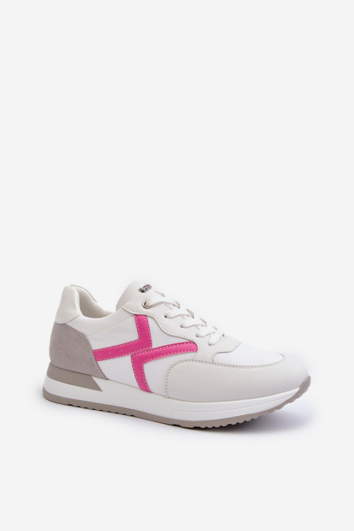 Sneakers modelio batai su platforma INBLU IN000362 baltos spalvos