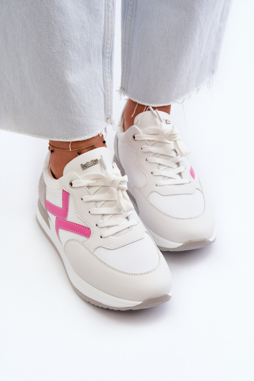 Sneakers modelio batai su platforma INBLU IN000362 baltos spalvos