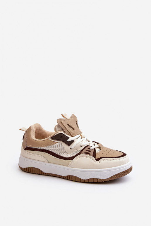 Sneakers modelio batai su platforma rudos spalvos Etnaria Sneakers modelio batai su platforma rudos spalvos Etnaria