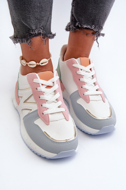 Sneakers modelio batai iš dirbtinės odos įvairių spalvų Kaimans