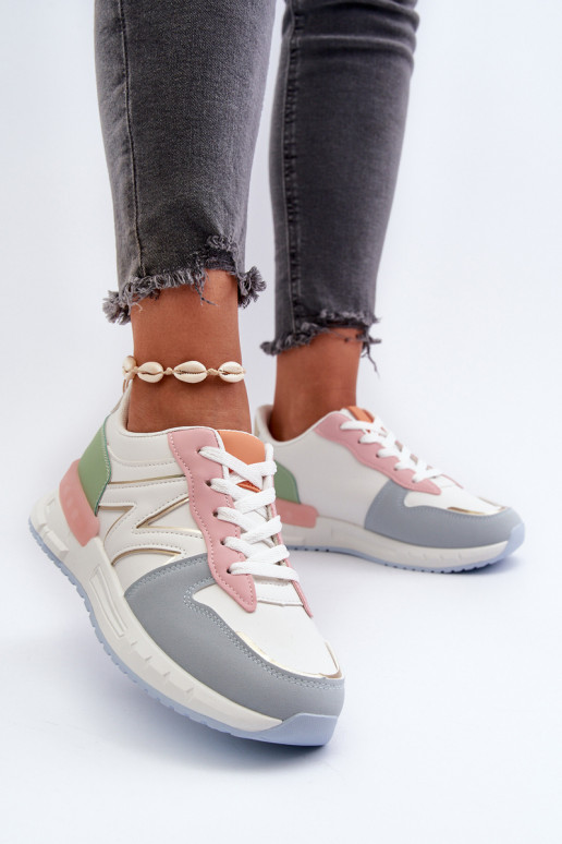Sneakers modelio batai iš dirbtinės odos įvairių spalvų Kaimans
