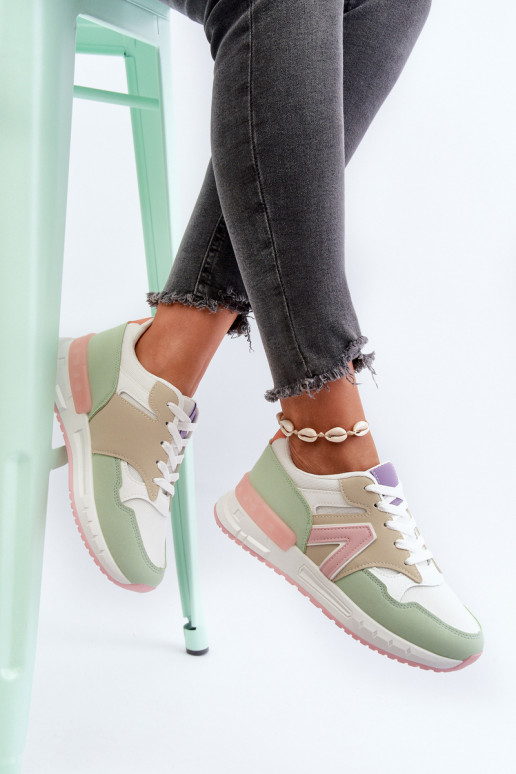 Sneakers modelio batai iš dirbtinės odos įvairių spalvų Vinelli
