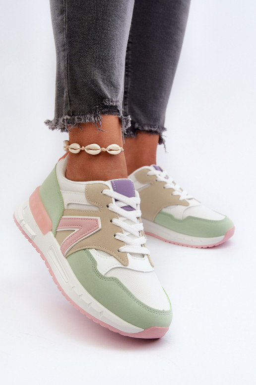 Sneakers modelio batai iš dirbtinės odos įvairių spalvų Vinelli