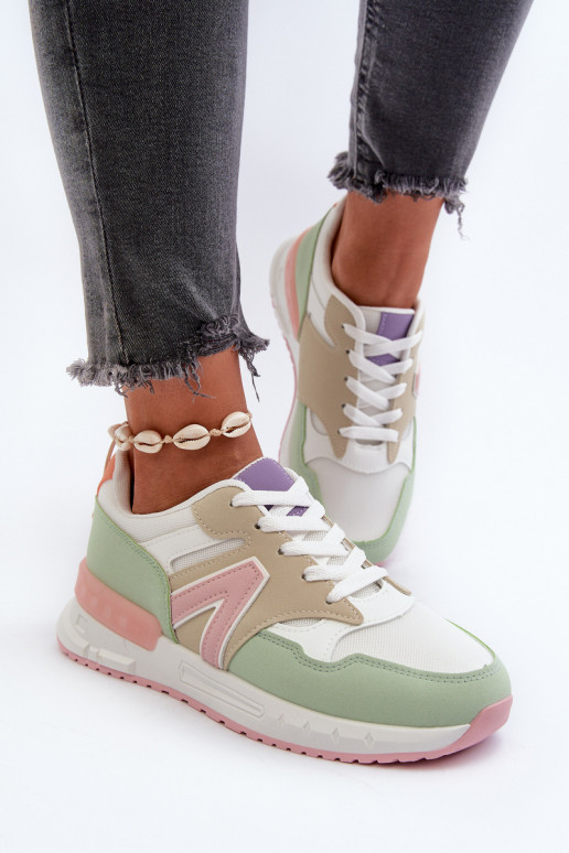 Sneakers modelio batai iš dirbtinės odos įvairių spalvų Vinelli