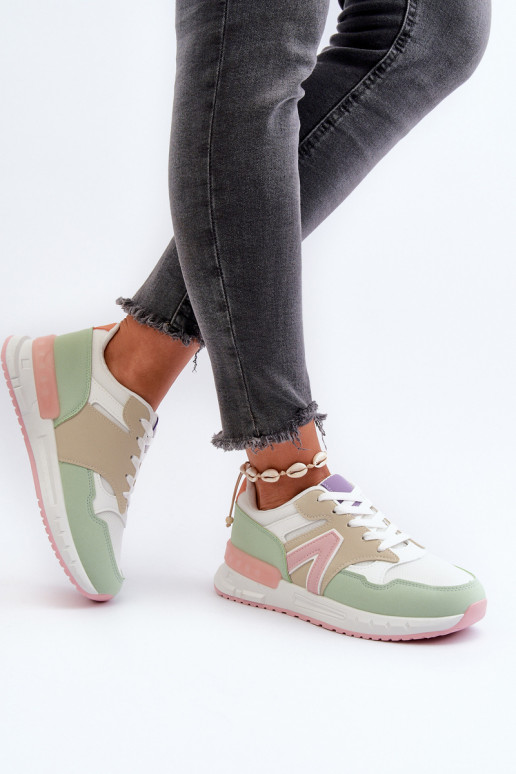 Sneakers modelio batai iš dirbtinės odos įvairių spalvų Vinelli