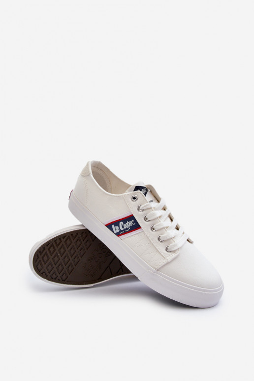 Vyriški laisvalaikio batai Lee Cooper LCW-24-02-2143 baltos spalvos Vyriški laisvalaikio batai Lee Cooper LCW-24-02-2143 baltos spalvos