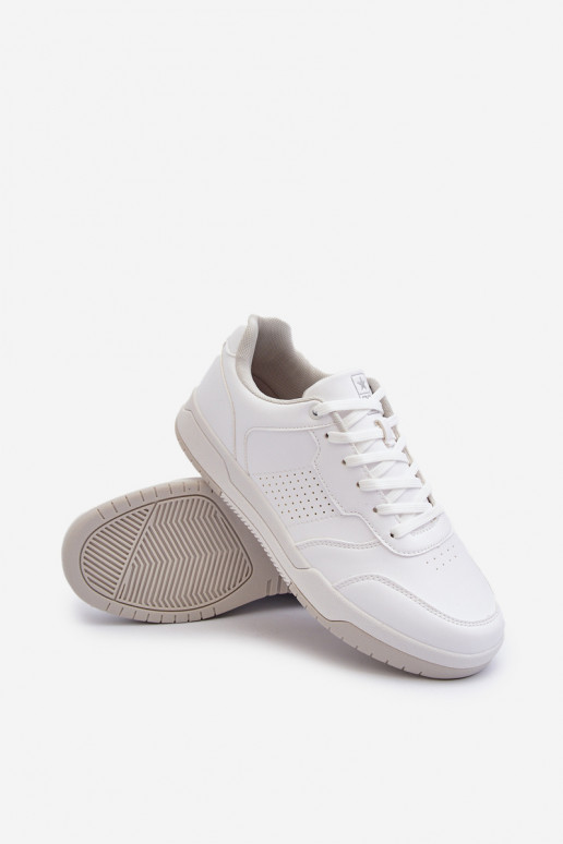 Sneakers modelio batai iš dirbtinės odos baltos spalvos Radikalle