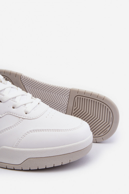 Sneakers modelio batai iš dirbtinės odos baltos spalvos Radikalle