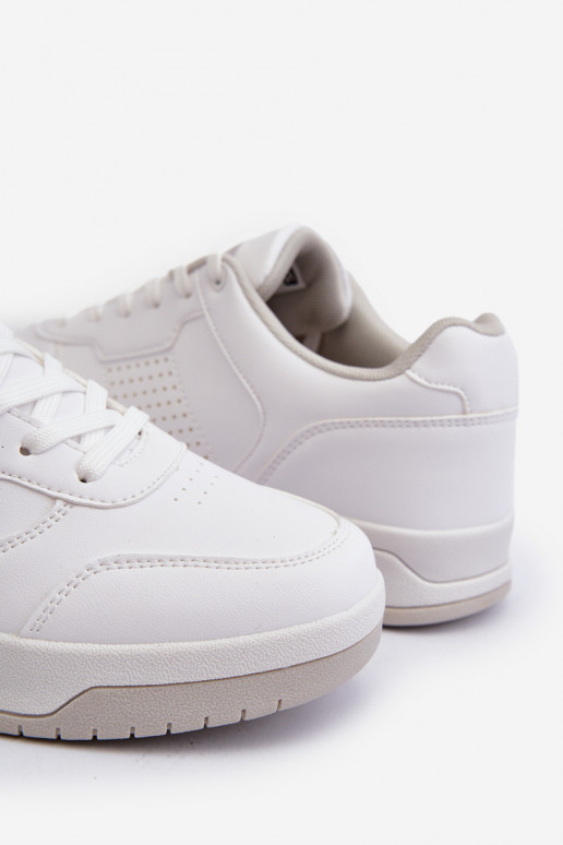 Sneakers modelio batai iš dirbtinės odos baltos spalvos Radikalle