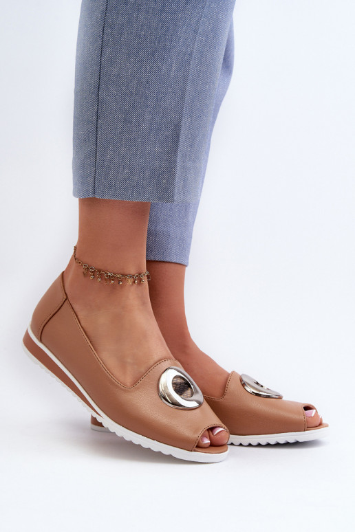 Bateliai  su ornamentais Eko   smėlio spalvos Biolita