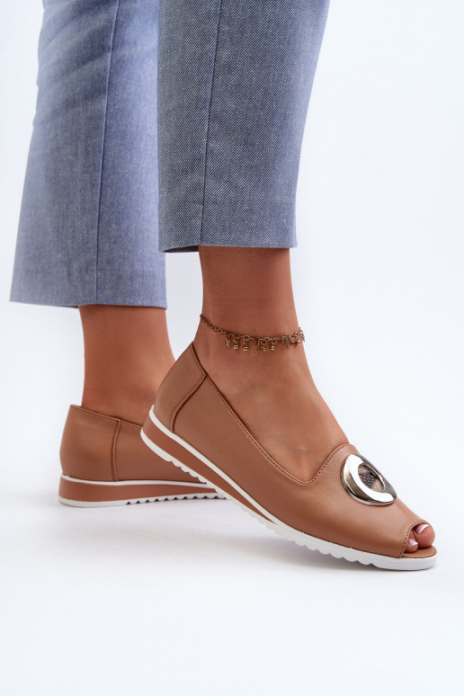 Bateliai  su ornamentais Eko   smėlio spalvos Biolita