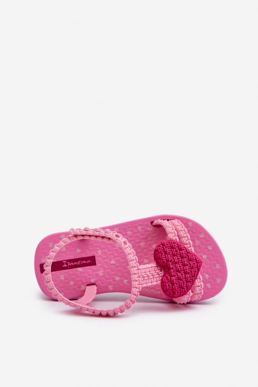 sandalai Vaikiški su širdelėmis 81997 Ipanema My First Baby rožinės spalvos