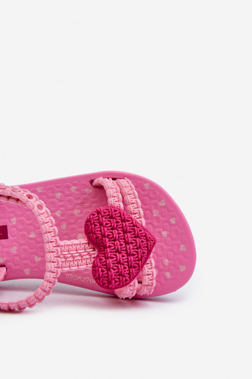 sandalai Vaikiški su širdelėmis 81997 Ipanema My First Baby rožinės spalvos