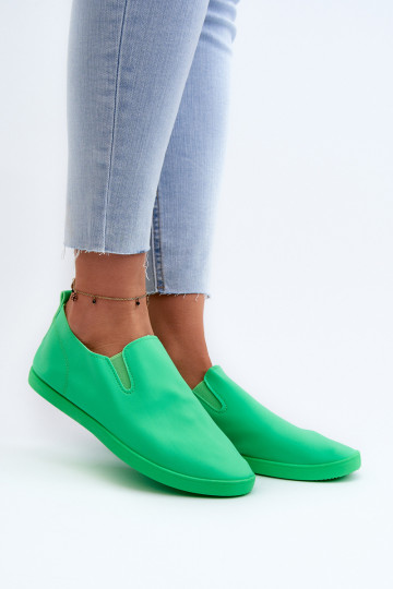 Sportbačiai laisvalaikio batai Slip-On žalios spalvos Lovinia 2