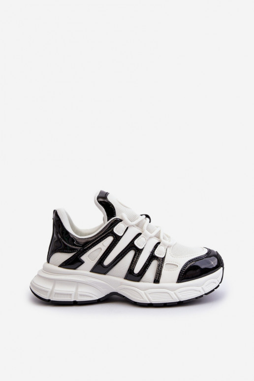 Sneakers modelio batai Baltos-juodos spalvos Ahmani