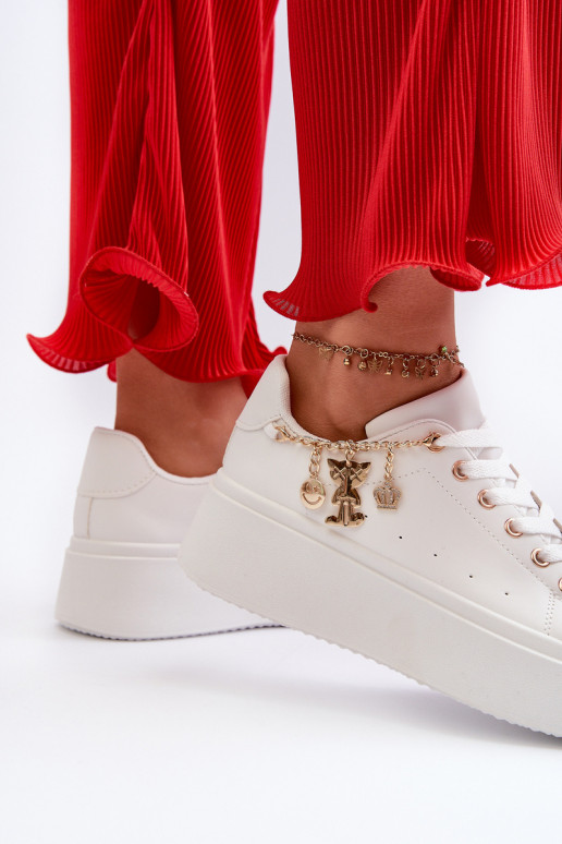  modelio batai  su platforma  baltos spalvos Tivissa