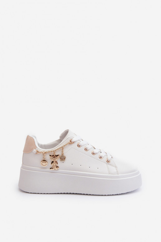 Sneakers modelio batai su platforma šviesiai smėlio spalvos Tivissa