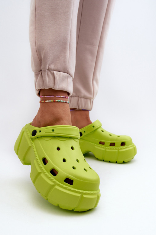 Moteriškos šlepetės  su madingais masyviais padais  Witima