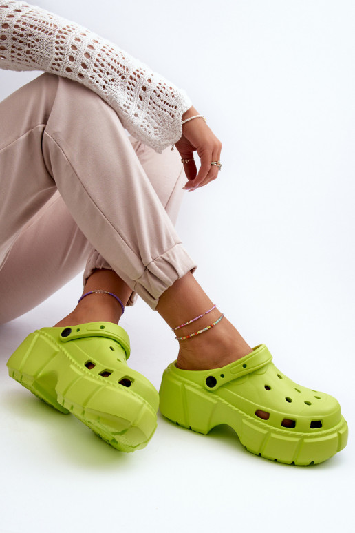 Moteriškos šlepetės  su madingais masyviais padais  Witima