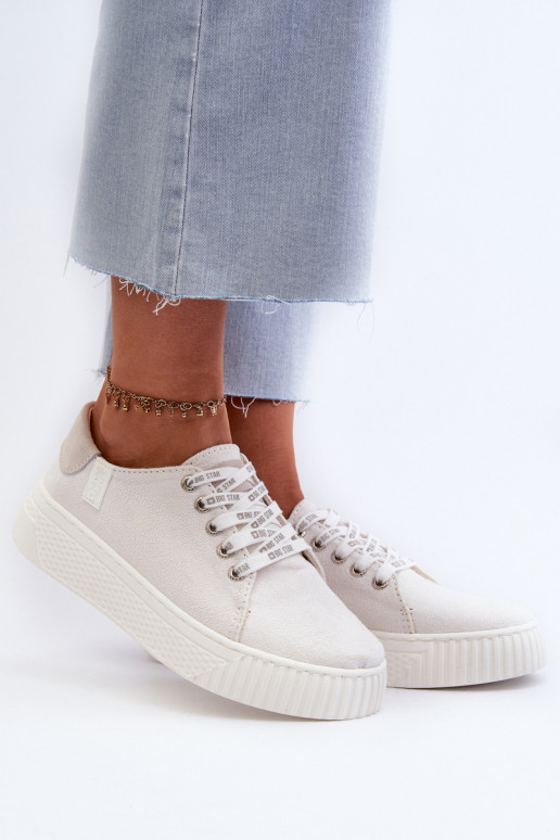 Laisvalaikio bateliai MEMORY FOAM SYSTEM BIG STAR NN276001 baltos spalvos