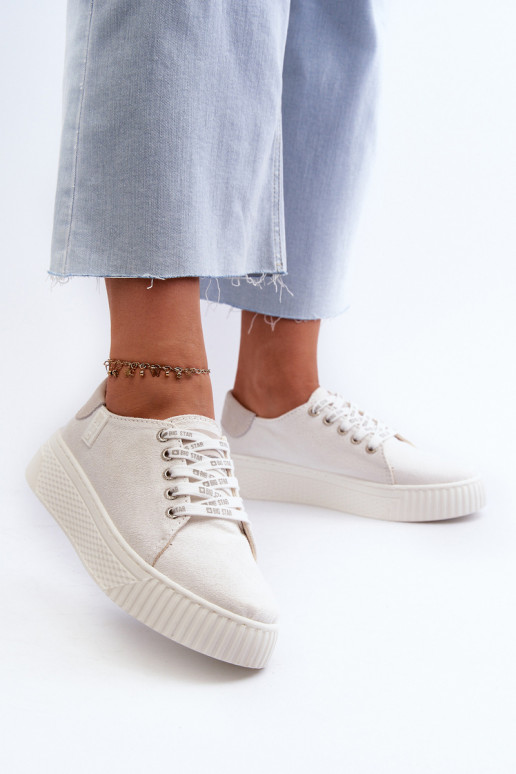 Laisvalaikio bateliai MEMORY FOAM SYSTEM BIG STAR NN276001 baltos spalvos