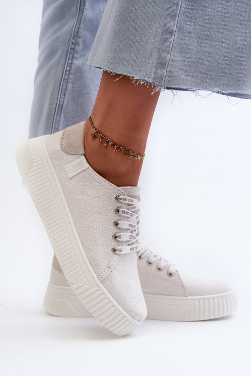 Laisvalaikio bateliai MEMORY FOAM SYSTEM BIG STAR NN276001 baltos spalvos