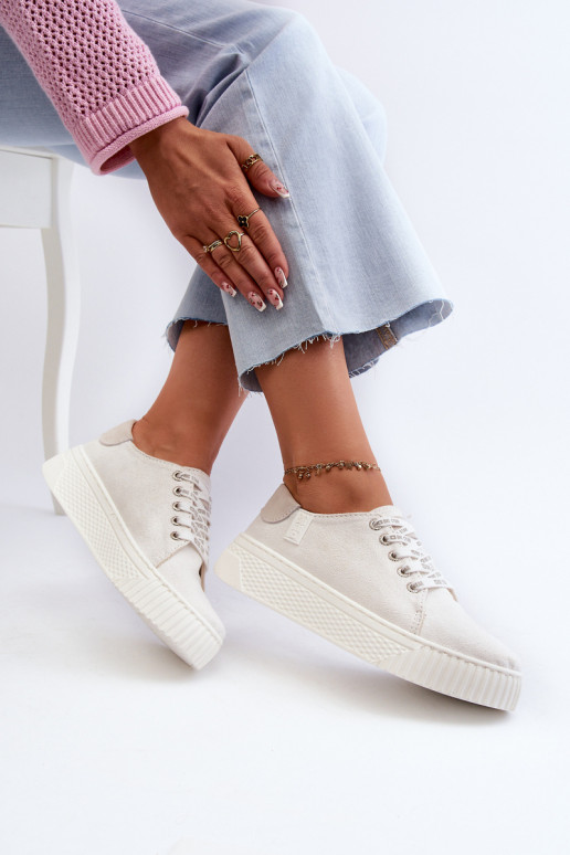 Laisvalaikio bateliai MEMORY FOAM SYSTEM BIG STAR NN276001 baltos spalvos