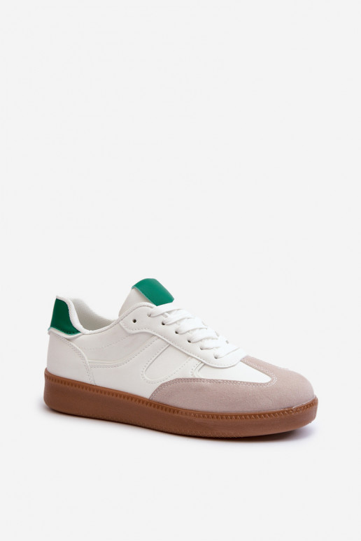 Sneakers modelio batai sportiniai bateliai baltos spalvos Uvetta