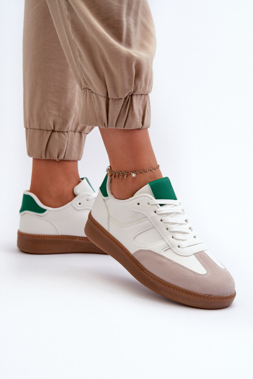 Sneakers modelio batai sportiniai bateliai baltos spalvos Uvetta