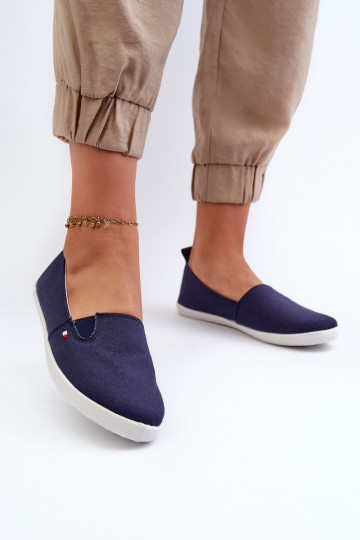 Sportbačiai laisvalaikio batai Slip-On  tamsiai mėlynos spalvos Adrancia 2