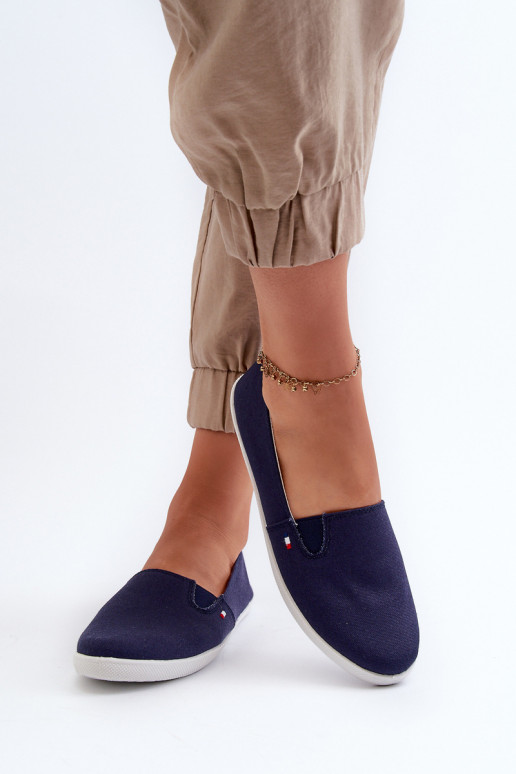 Sportbačiai laisvalaikio batai Slip-On  tamsiai mėlynos spalvos Adrancia