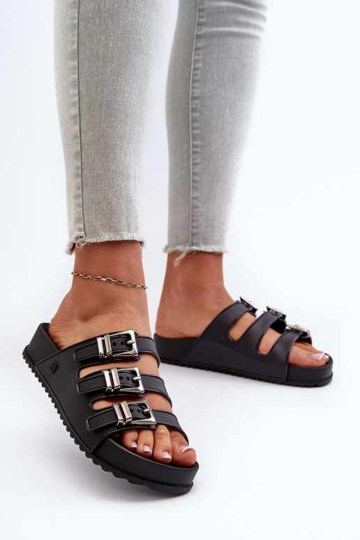 Moteriškos šlepetės   NN2850099 Juodos spalvos