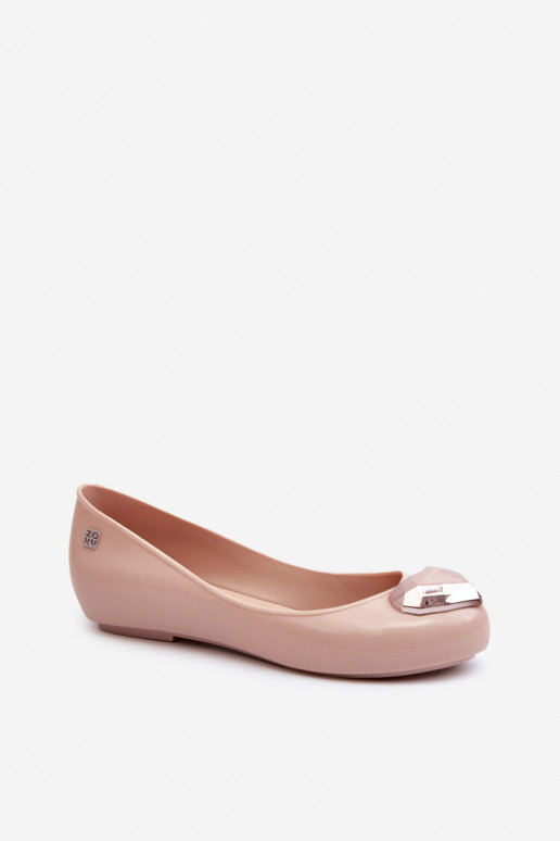 Balerinos su širdelėmis  NN285010 Nude   Balerinos su širdelėmis  NN285010 Nude