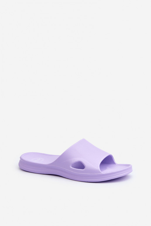 Klasikinio modelio Moteriškos šlepetės Violetinės spalvos Juniria
