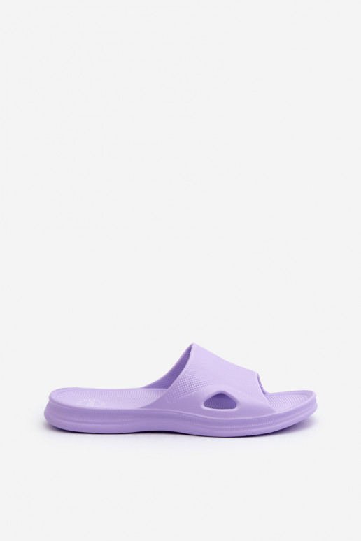 Klasikinio modelio Moteriškos šlepetės Violetinės spalvos Juniria