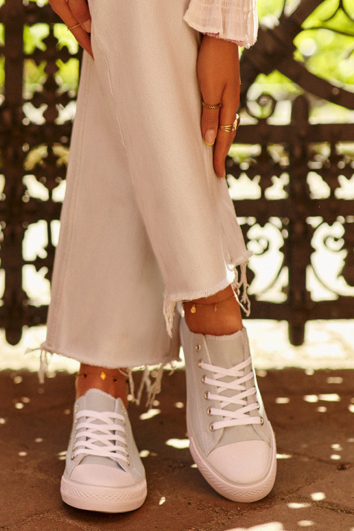    lygiapadžiai sportbačiai mėtinės spalvos Lennabella