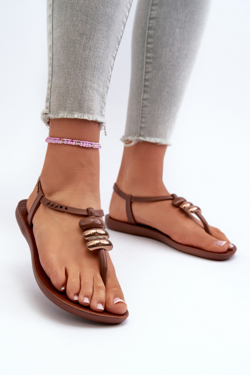 Lygiapadės basutės  83507 Ipanema Class Blown Up Sandal Fem rudos spalvos  Lygiapadės basutės  83507 Ipanema Class Blown Up Sandal Fem rudos spalvos