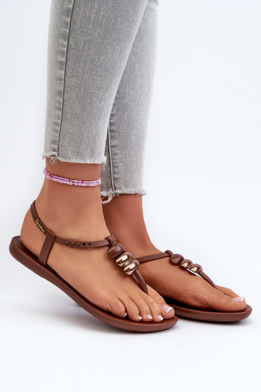 Lygiapadės basutės  83507 Ipanema Class Blown Up Sandal Fem rudos spalvos  Lygiapadės basutės  83507 Ipanema Class Blown Up Sandal Fem rudos spalvos