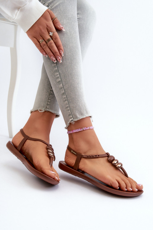 Lygiapadės basutės  83507 Ipanema Class Blown Up Sandal Fem rudos spalvos  Lygiapadės basutės  83507 Ipanema Class Blown Up Sandal Fem rudos spalvos