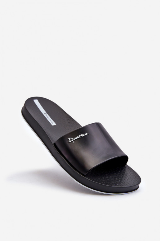 Guminės Šlepetės 82832 Ipanema Slide Unisex Juodos spalvos  Guminės Šlepetės 82832 Ipanema Slide Unisex Juodos spalvos