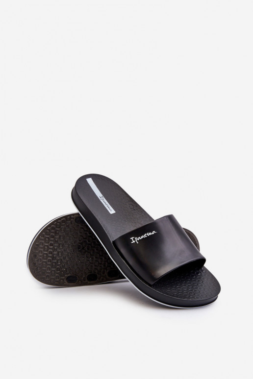 Guminės Šlepetės 82832 Ipanema Slide Unisex Juodos spalvos  Guminės Šlepetės 82832 Ipanema Slide Unisex Juodos spalvos