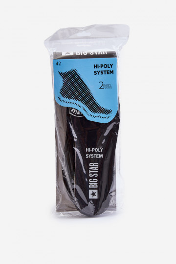 Vidpadžiai Do Butów BIG STAR HI-POLY SYSTEM 2 poros Juodos spalvos 2
