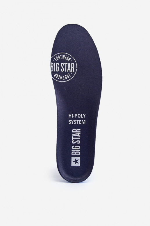 Vidpadžiai Do Butów BIG STAR HI-POLY SYSTEM 2 poros tamsiai mėlynos spalvos Vidpadžiai Do Butów BIG STAR HI-POLY SYSTEM 2 poros tamsiai mėlynos spalvos