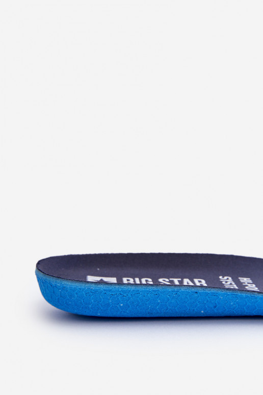 Vidpadžiai Do Butów BIG STAR HI-POLY SYSTEM 2 poros tamsiai mėlynos spalvos Vidpadžiai Do Butów BIG STAR HI-POLY SYSTEM 2 poros tamsiai mėlynos spalvos