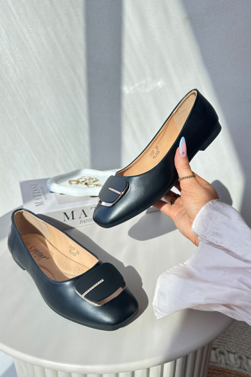 Balerinos  Eko   su ornamentais Juodos spalvos Edoslli 2