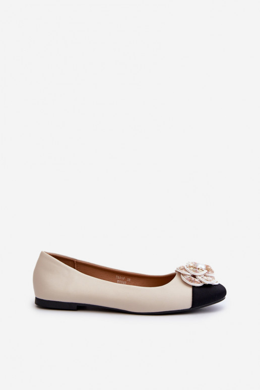 Balerinos  Eko    Detalem smėlio spalvos Divinella