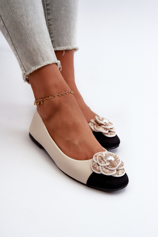 Balerinos  Eko    Detalem smėlio spalvos Divinella