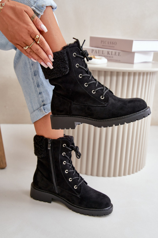  pašiltinti aulinukai  Juodos spalvos Mivael