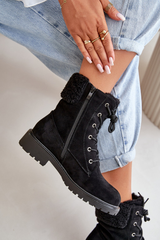  pašiltinti aulinukai  Juodos spalvos Mivael